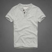 heren abercrombie and fitch henley tee korte t-shirt lichtgrijs moose logo Classic Toronto gzukx916